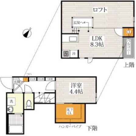 岩槻駅 徒歩7分 1階の物件間取画像